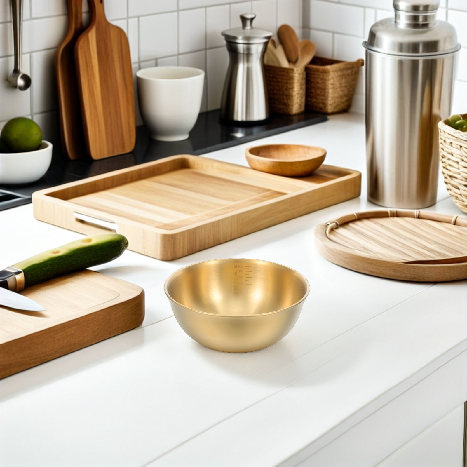 Meal Prep Bowl - Bol mélangeur en acier inoxydable avec
