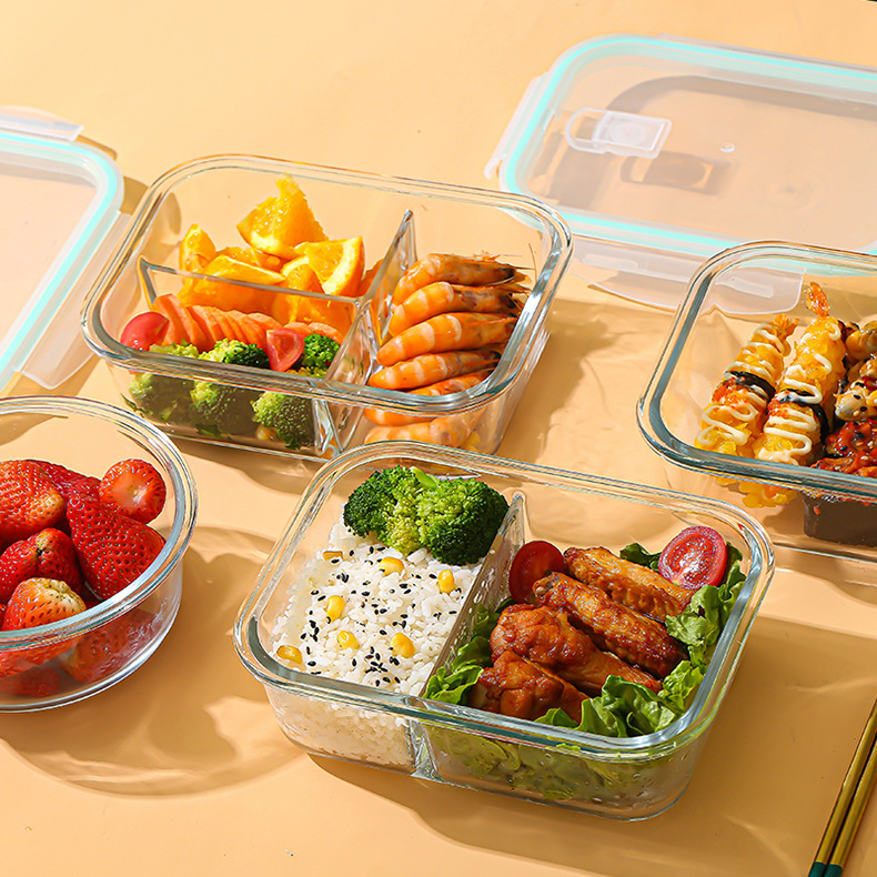 Meal Prep Jar - Boîte de conservation en verre borosilicate