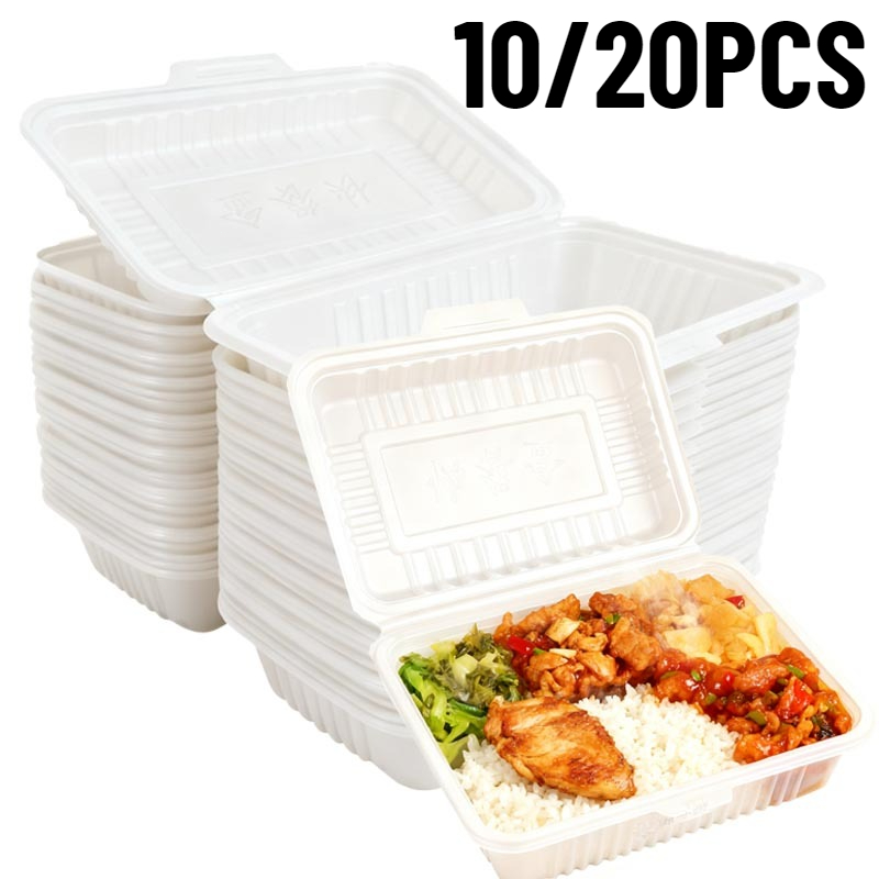 Meal Prep Bowl - Boîtes à déjeuner jetables en plastique,
