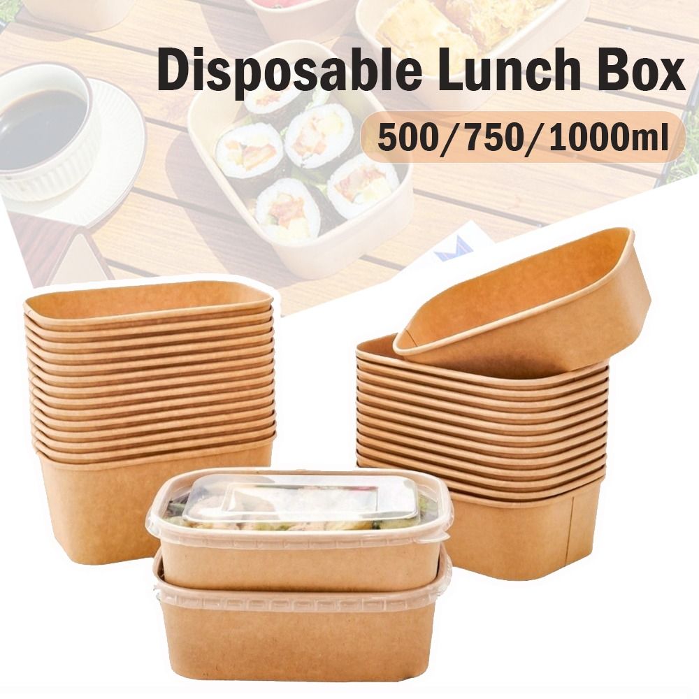 Meal Prep Bowl - Lot de 10 boîtes repas carrées