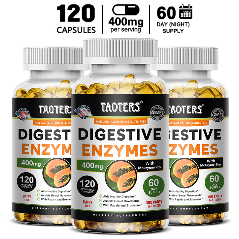 Meal Prep Co - Enzymes digestifs-Aides aux mouvements intestinaux, métabolisme,