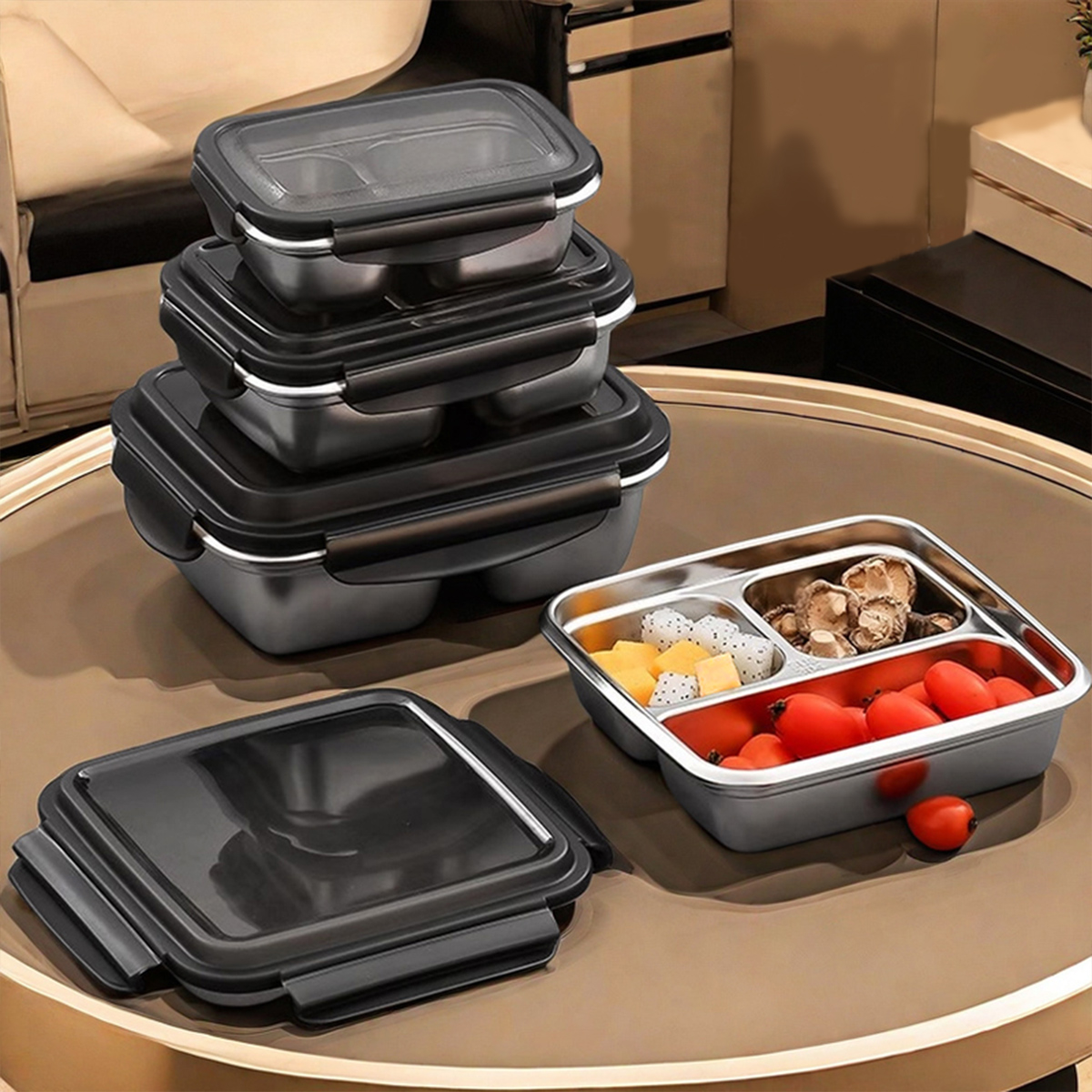 WORTHBUY 2/3 grilles 304 boîte - Meal Prep Bowl avis et prix