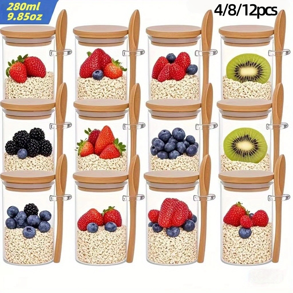 4/8/12 pièces, gobelets à peti - Meal Prep Jar avis et prix