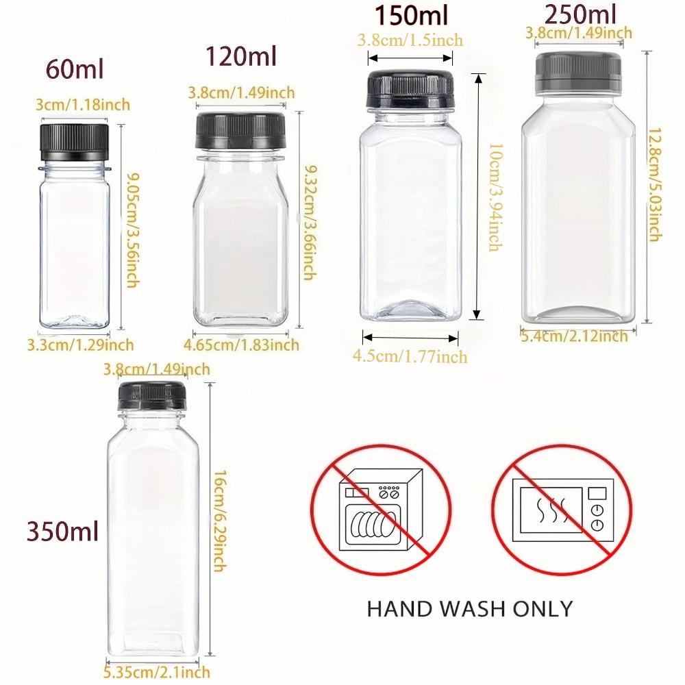 Bouteilles de jus en plastique - Meal Prep Juice Bottles avis et prix