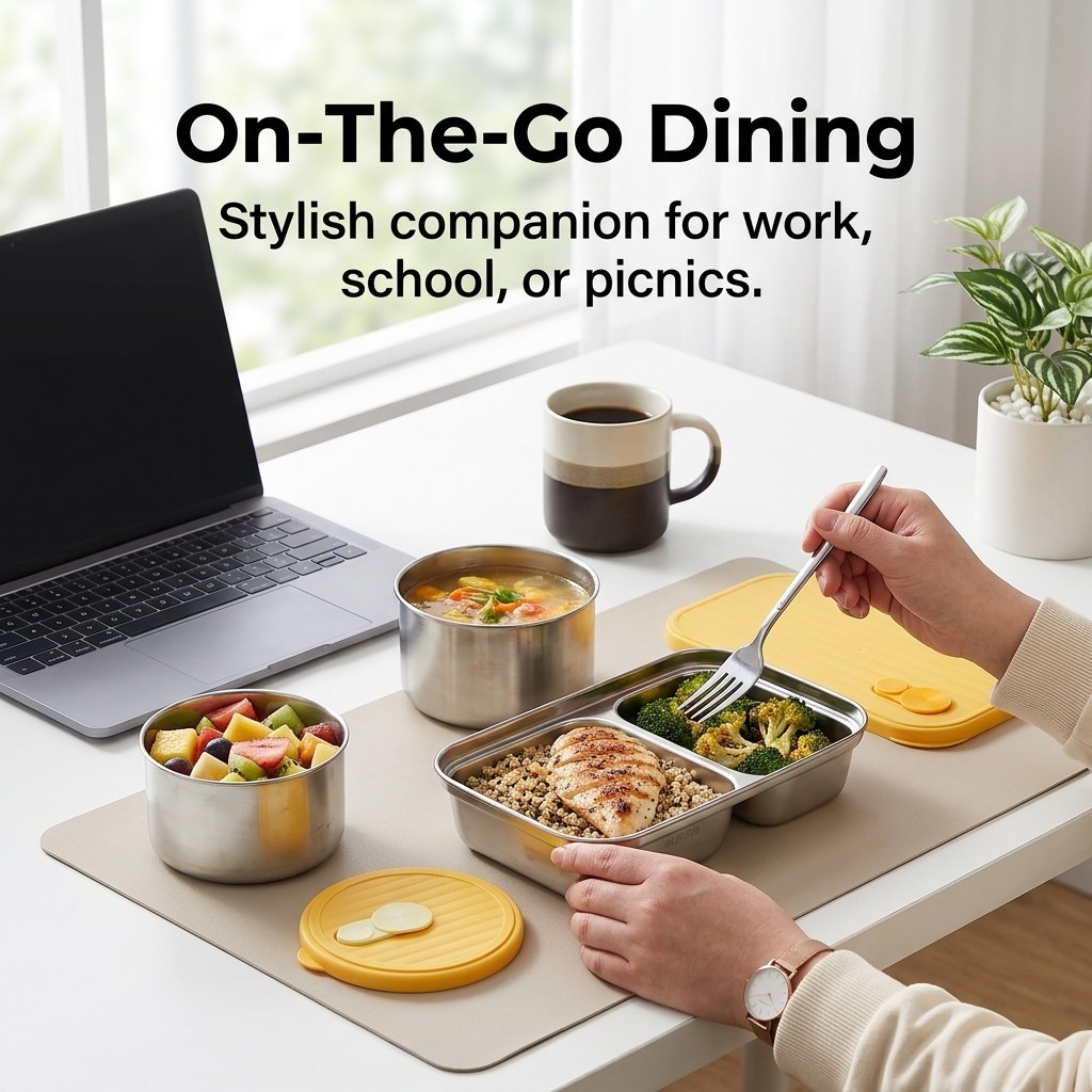 Boîte à lunch en acier inoxyda - Meal Prep Ideas avis et prix