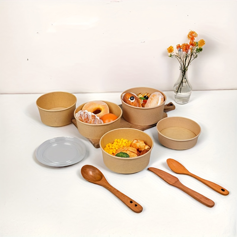 Bols en papier Kraft jetables  - Meal Prep Bowl avis et prix