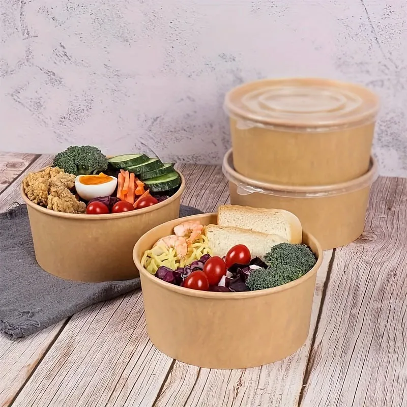Bols en papier Kraft jetables  - Meal Prep Bowl avis et prix