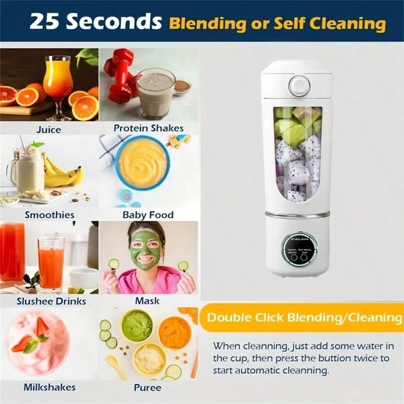 Nouveau mélangeur de jus Porta - Meal Prep Juice Bottles avis et prix