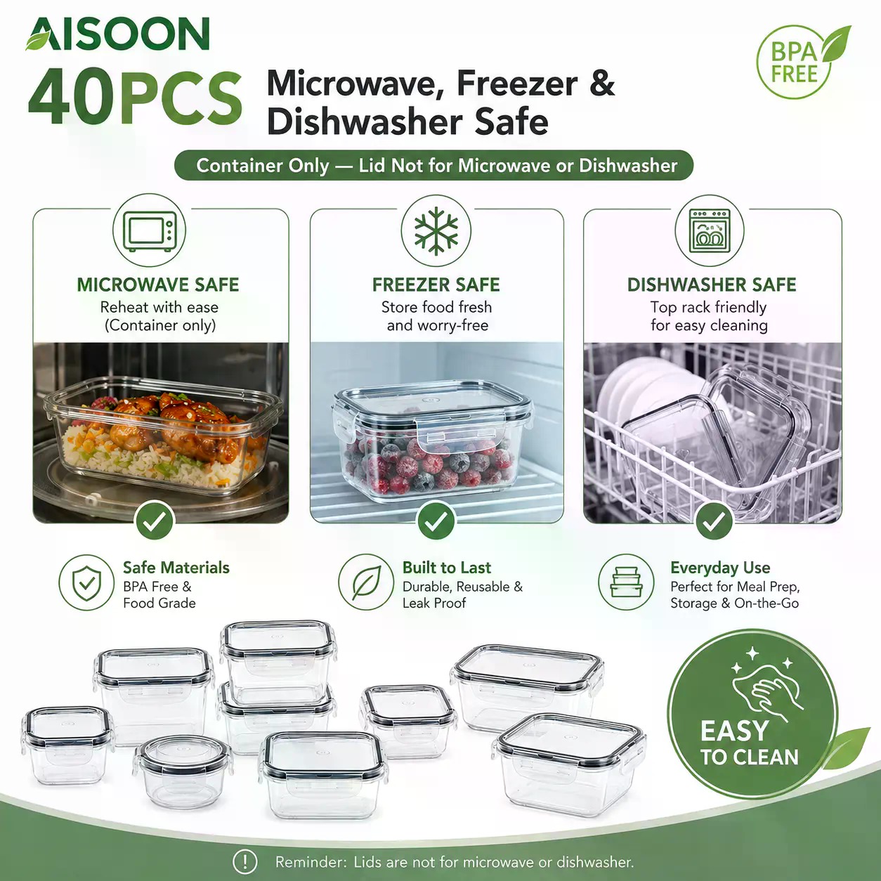 Ensemble de 40 contenants de s - Meal Prep Ideas avis et prix