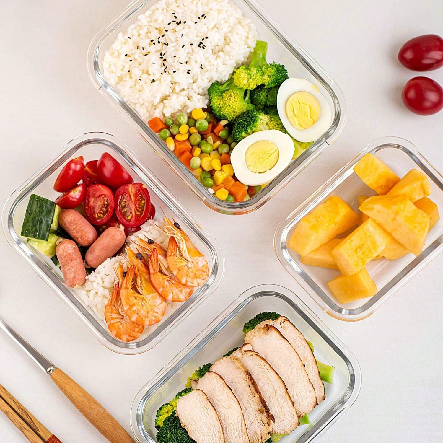 Lot de 10 récipients en verre  - Meal Prep Ideas avis et prix