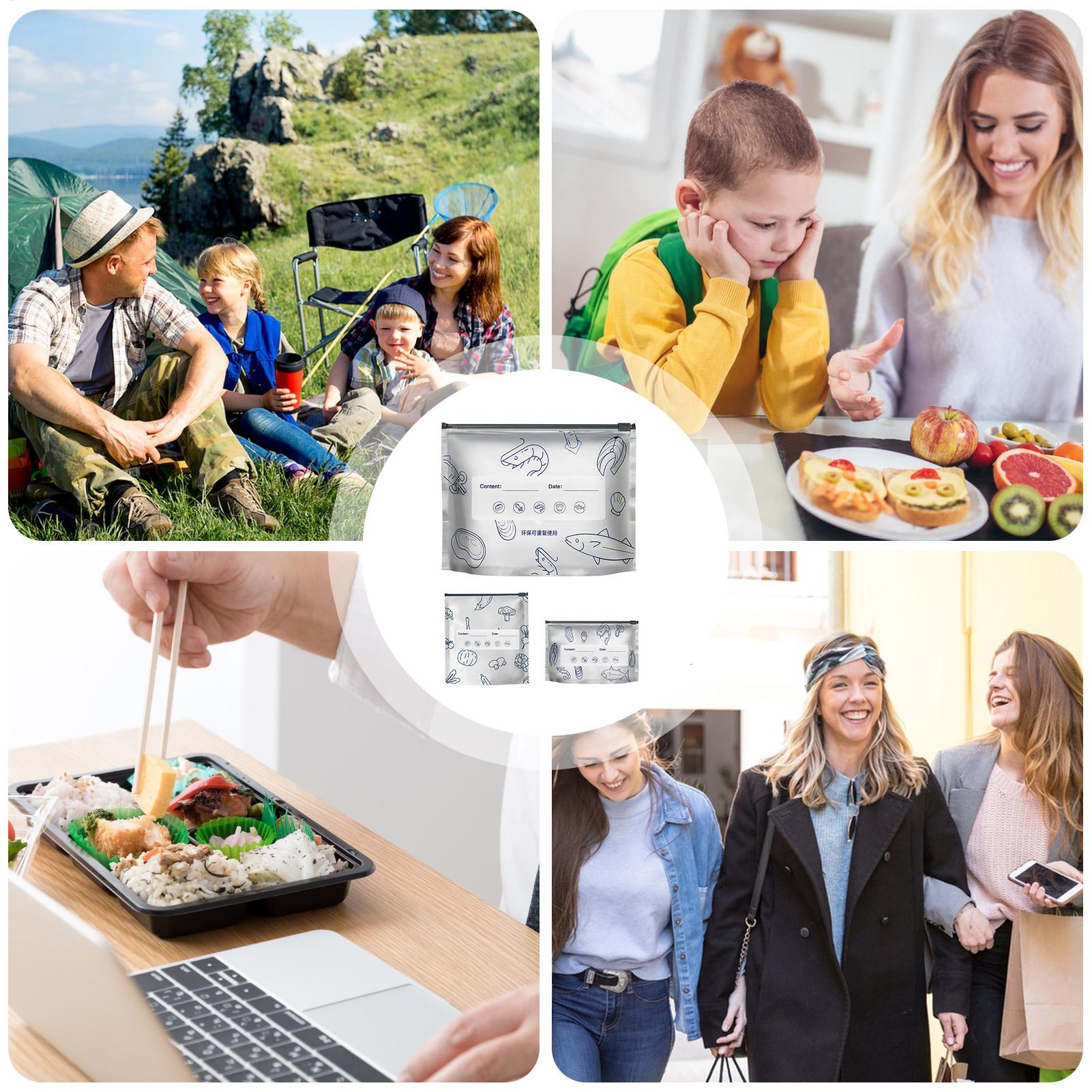 Sacs de rangement en aluminium - Meal Prep Ziplock avis et prix