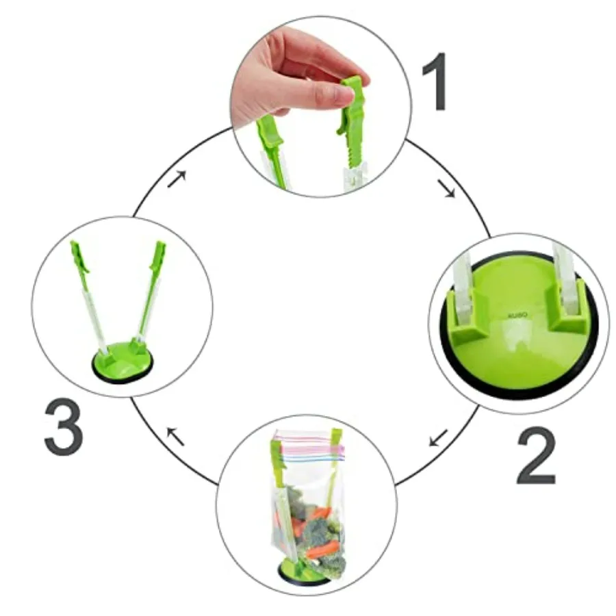 Support de rangement pour sacs - Meal Prep Ziplock avis et prix