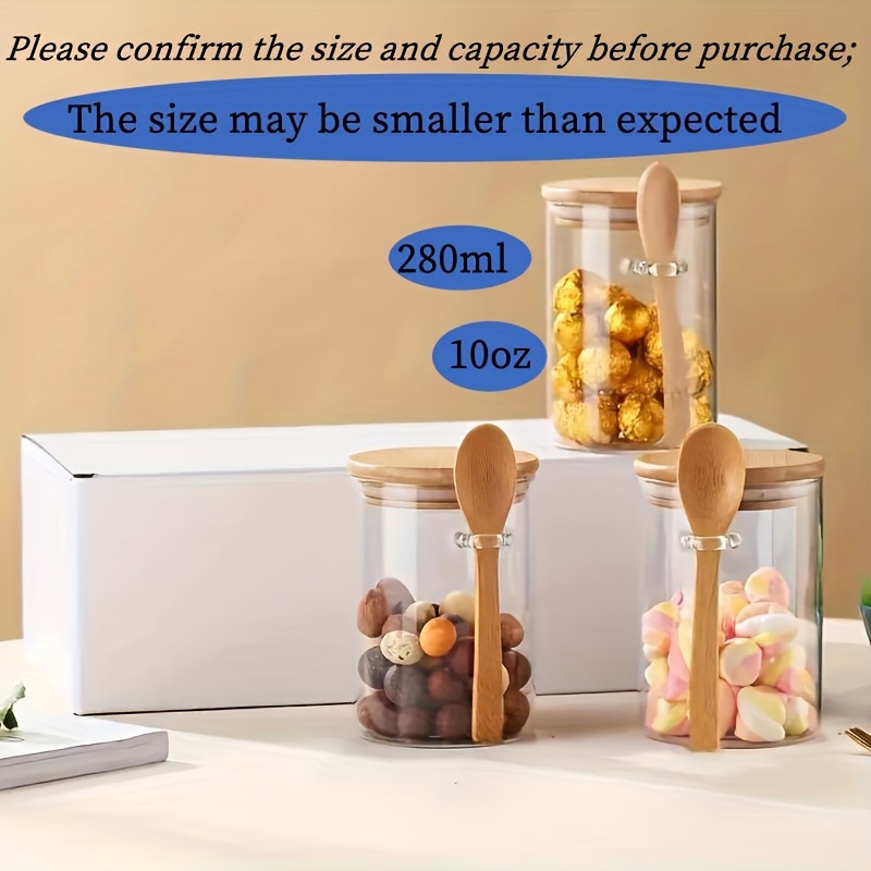 Pot à bonbons de 280 ml, pot à - Meal Prep Jar avis et prix