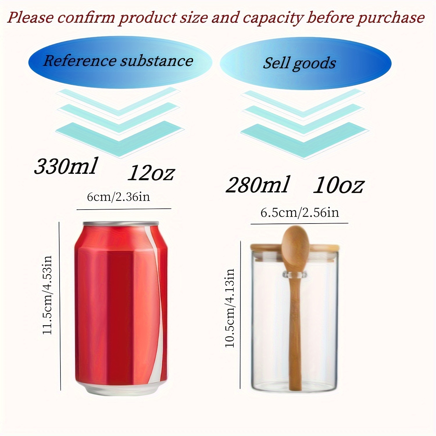 Pot à bonbons de 280 ml, pot à - Meal Prep Jar avis et prix