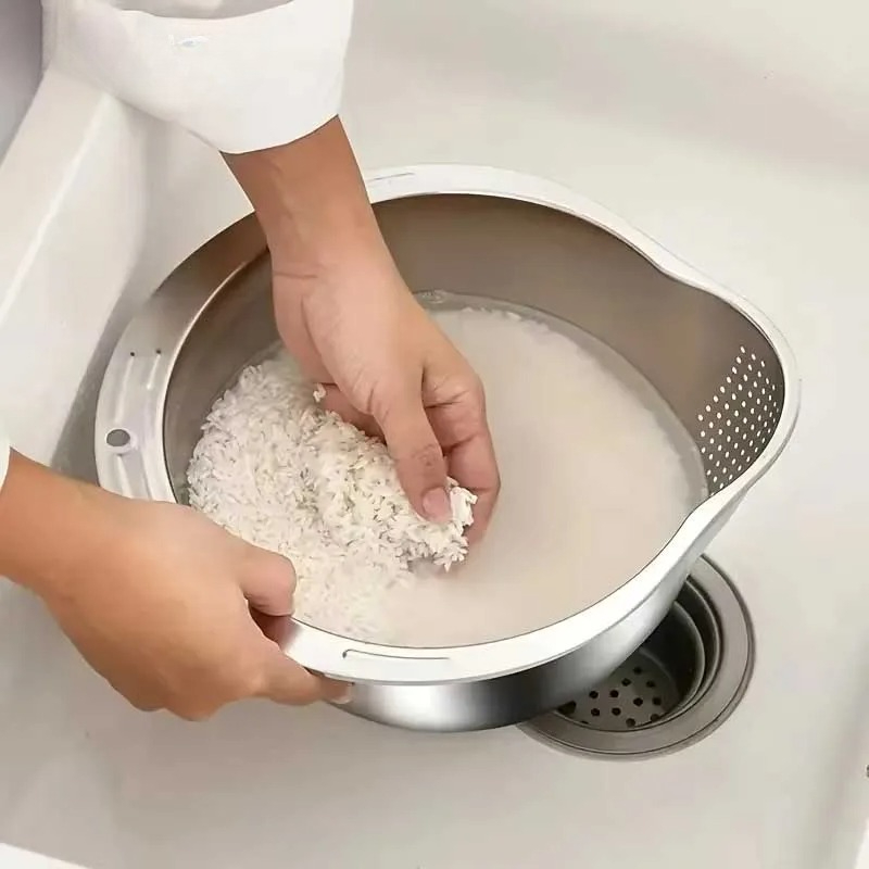 Passoire de lavage en acier in - Meal Prep Noodles avis et prix