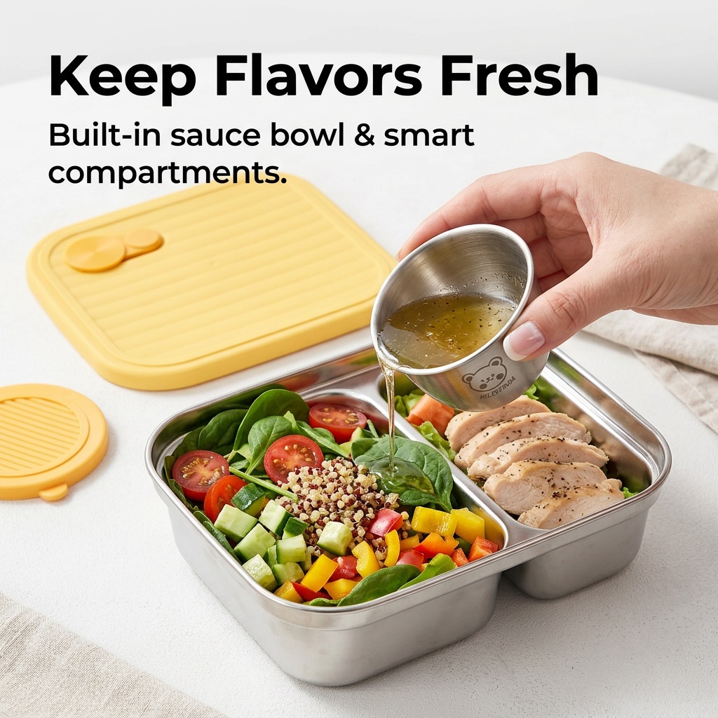 Boîte à lunch portable en acie - Meal Prep Bowl avis et prix