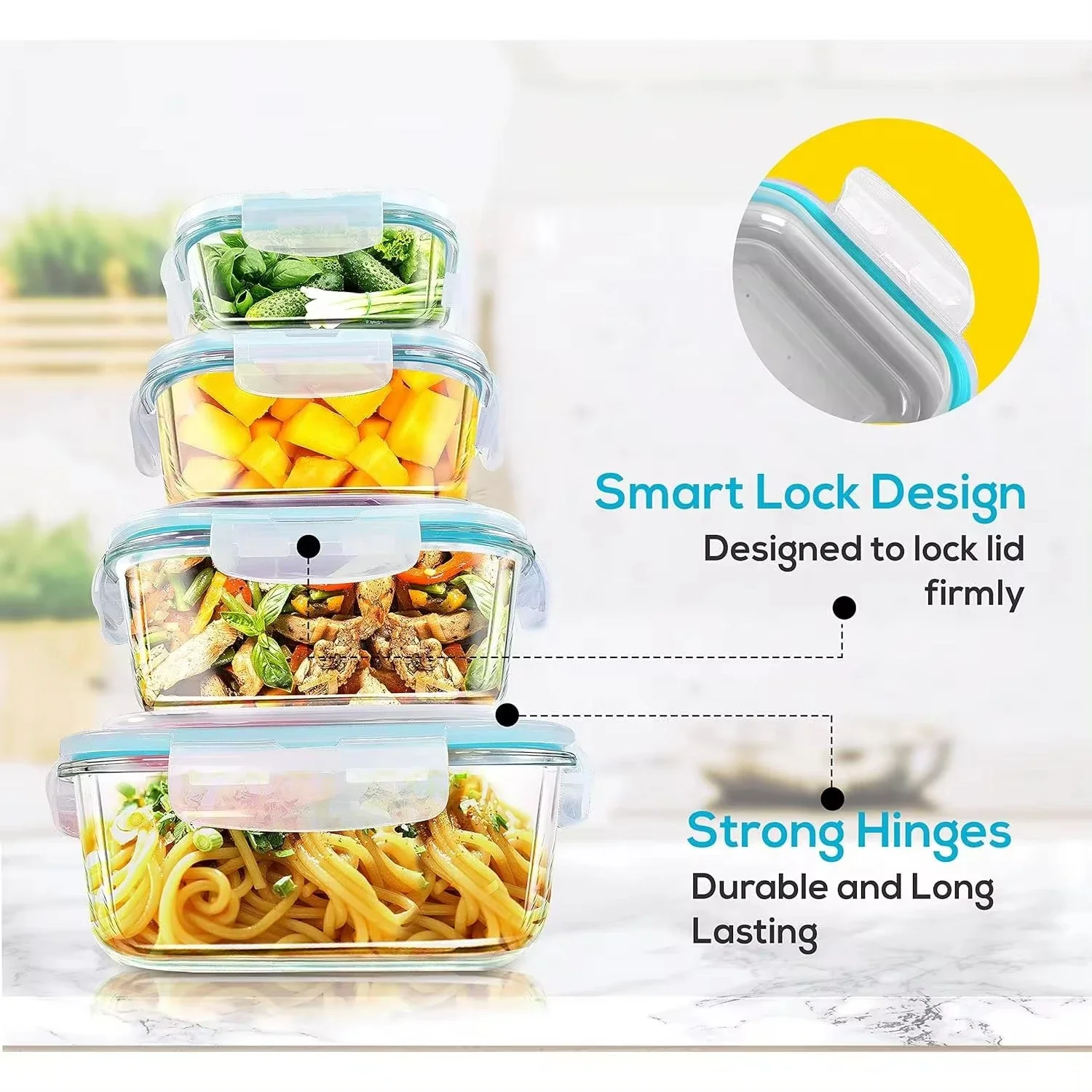 Boîte à déjeuner en verre, con - Meal Prep Ideas avis et prix