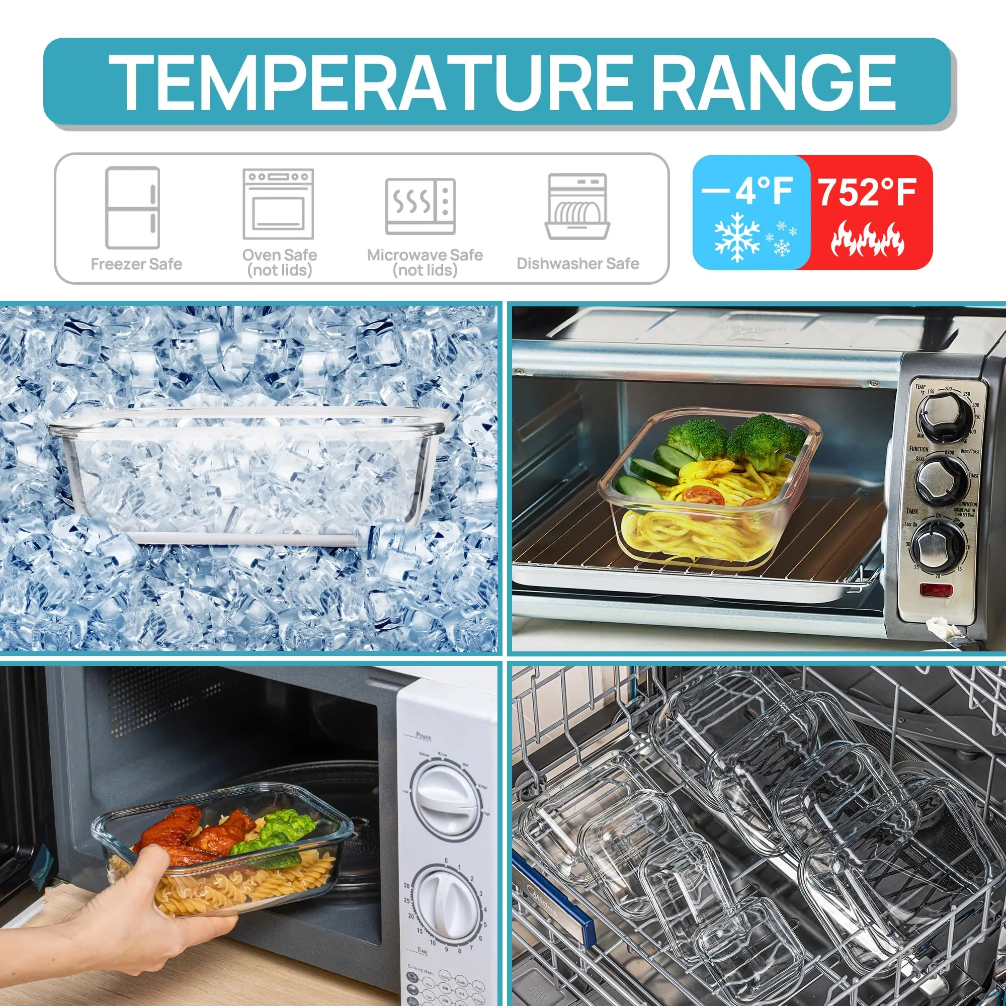 Boîte à déjeuner en verre, con - Meal Prep Ideas avis et prix